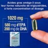 Sifar Nutra EFA One | IFOS certifié 5 étoiles | Huile de poisson Oméga 3 1020 mg | 580 mg EPA + 390 mg DHA | fonction cardiaq