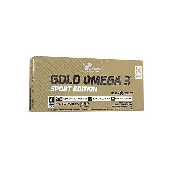 OLIMP SPORT NUTRITION Gold Omega-3 Sport Edition 120 Capsules