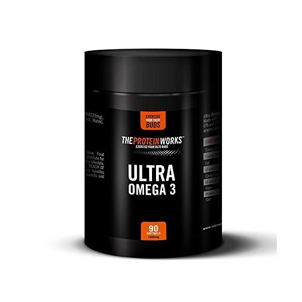 Oméga 3 - 1000mg - THE PROTEIN WORKS - 90 Comprimés