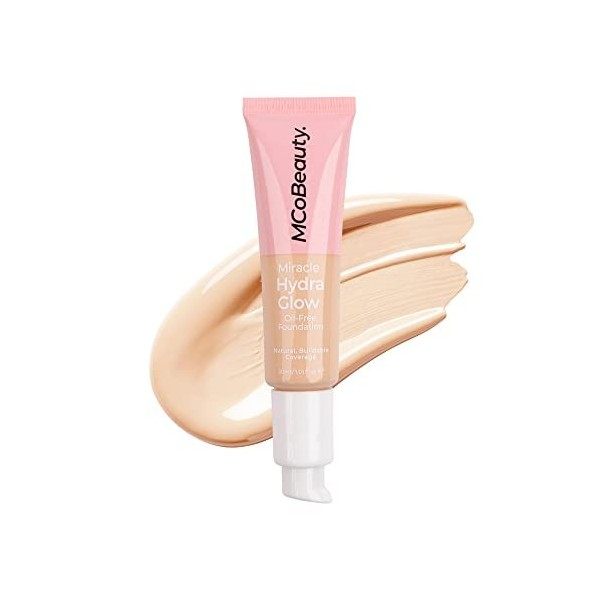 MCoBeauty Miracle Hydra Glow Oil-Free Foundation - Ivory For Women 2 Pc 1.01oz Miracle Hydra Glow Oil-Free Foundation, 0.27oz