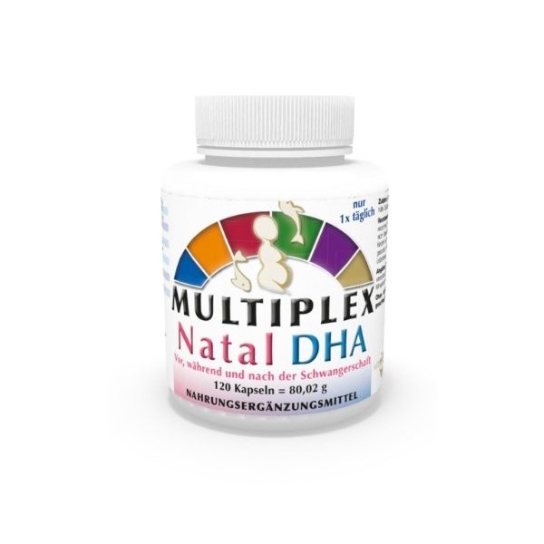 Vita World Multiplex Natal DHA 120 capsules Omega 3 Made in Germany