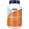 Now Foods, Molecularly Distilled Omega-3 Omega-3 Distillé Moléculairement , avec EPA et DHA, Hautement Dosé, 200 Capsules mo