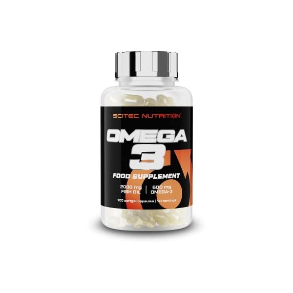 Scitec Nutrition | Omega 3 100 Softgels | Oméga 3 | 331 mg EPA / 207 mg DHA