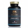 Naturathéra OMÉGAS 3 EPA & DHA - Dosage Fort - Pureté garantie - Anti-inflammatoire - Complément Alimentaire Cerveau Coeur 