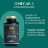 Naturathéra OMÉGAS 3 EPA & DHA - Dosage Fort - Pureté garantie - Anti-inflammatoire - Complément Alimentaire Cerveau Coeur 