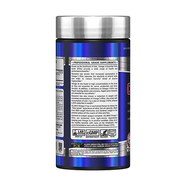 ALLMAX Omega 3 180 Ct