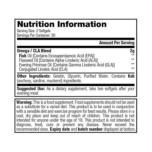Stacker2 Dexi Omega 3 2000 Acide Gras Essentiels
