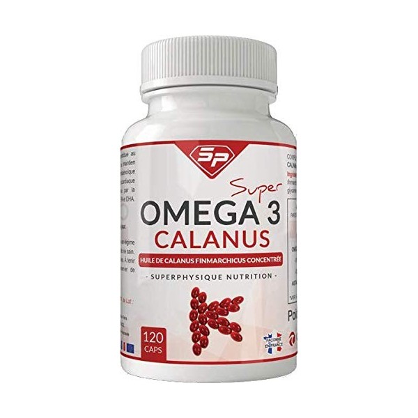 SUPER OMÉGA 3 CALANUS • Nouvelle génération doméga-3 • 100% pur • SDA + EPA + DHA • Issus de CALANUS finmarchicus • ASTAXANT