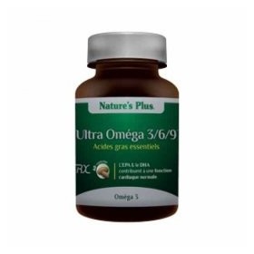 Nature s plus - Ultra omega 3/6/9-60 capsules - Entretient les systèmes cardiovasculaire et nerveu