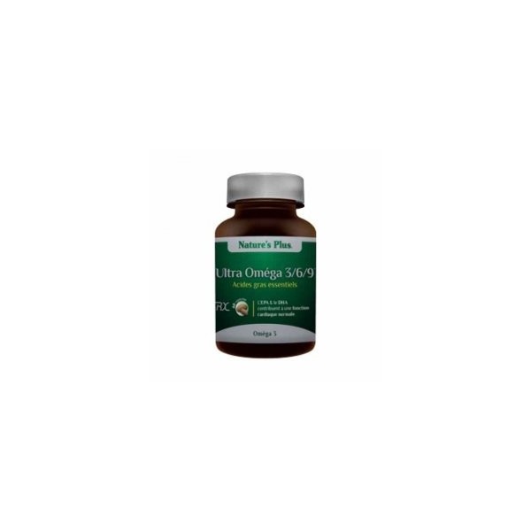 Nature s plus - Ultra omega 3/6/9-60 capsules - Entretient les systèmes cardiovasculaire et nerveu