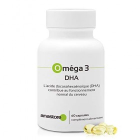 OMÉGA 3 - DHA * 511 mg / 60 capsules * Cerveau, Vision