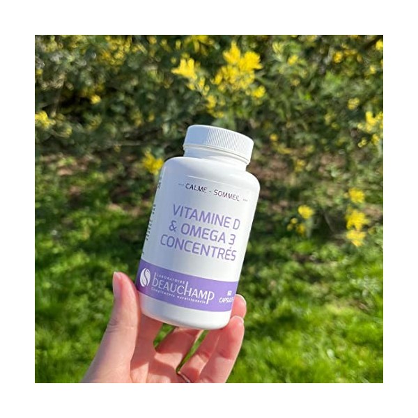 Laboratoire Beauchamp - Complément alimentaire Vitamine D3 & Oméga 3 concentrés - Défenses immunitaires - Bon fonctionnement 