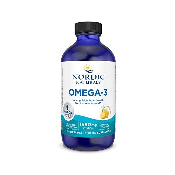Nordic Naturals Omega-3, 1560mg Lemon - 237 ml.