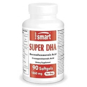 Super DHA - Cœur et Cerveau - Acide Docosahexaénoïque - Acide Eïcosapentaénoïque - Formule Naturelle d’Oméga-3 - Pêche Durabl