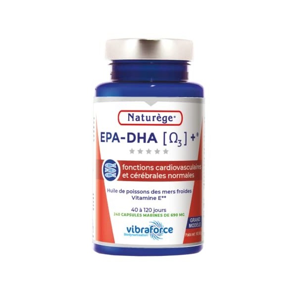 Naturège EPA-DHA+ Oméga 3 240 Gélules