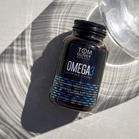 Premium Omega 3 - Herring Caviar Capsules By Tom Oliver Nutrition - 60 SOFT GELS - sustainable alternative to Krill oil