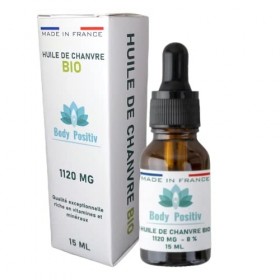HUILE DE CHANVRE BIO – 1120 gr 15ml 8% FRANCAISE de qualité exceptionnelle très concentrée - pressée a froid - Riche en Vit