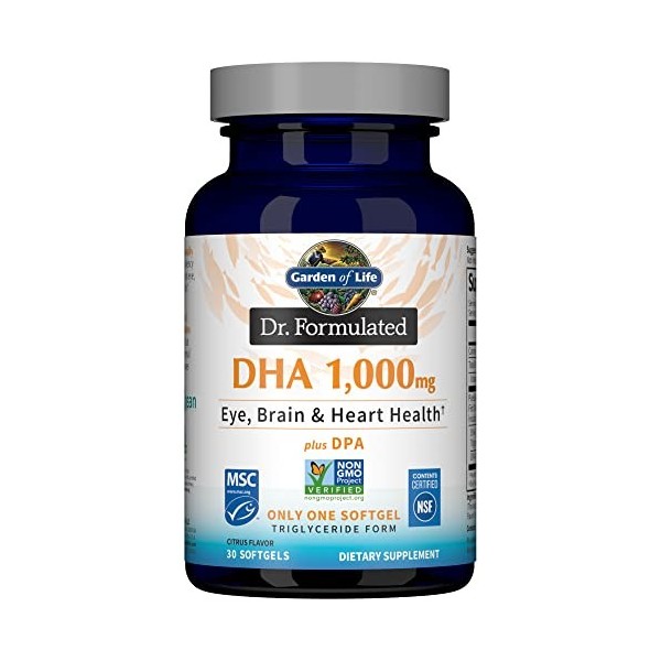 Garden Of Life Dr. Formulated DHA Lemon 30 sgels