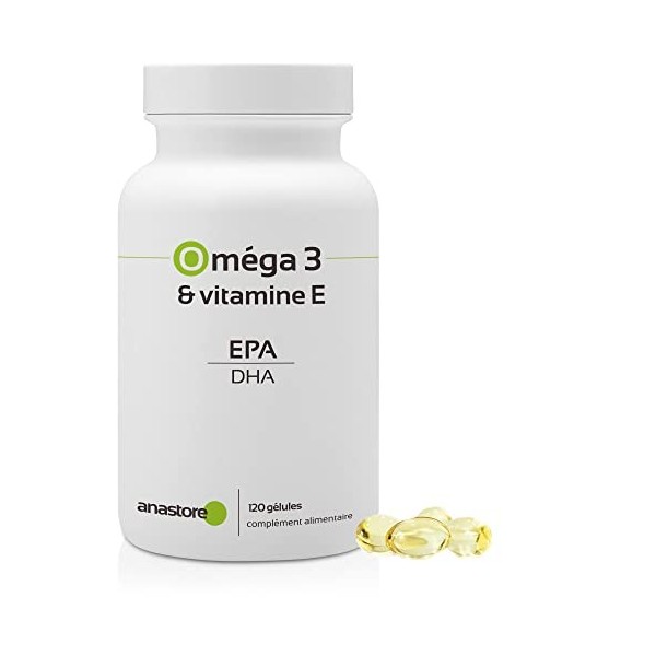 OMÉGA 3 - EPA + * 500 mg / 120 capsules * Titré à 39% en EPA