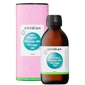 Viridian 100% Organic Woman 40+ Omega huile 200ml