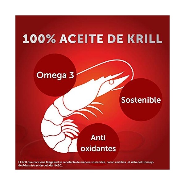 Megared Omega-3 - Huile de Krill, 30 + 10 capsules