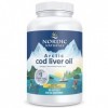 Nordic Naturals, Arctic Cod Liver Oil, 750mg dOméga-3 dHuile de Foie de Morue, avec EPA et DHA, Goût Citron, 180 Capsules m