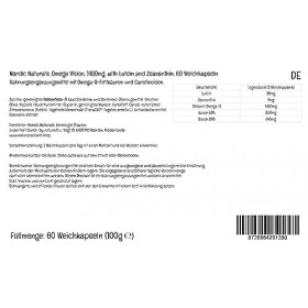 Nordic Naturals, Omega Vision, 1460mg dOméga-3, avec Lutéine et Zéaxanthine, Haute Dosé, Goût Citron, 60 Capsules molles, Te
