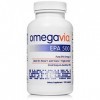 Omegavia EPA 500. dune grande Pureté Epa-only Formula, 120 capsules. 500 mg dEPA par Pill. Ifos 5 étoiles Certifié.