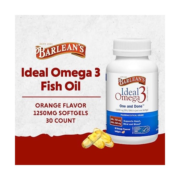 Ideal Omega 3 Orange 30 sgels