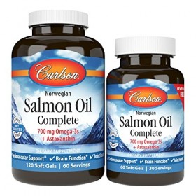 Virgin Salmon Oil Complete 120+60 180 sgels
