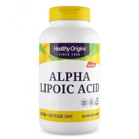 Healthy Origins, Acide Alpha Lipoïque, 600 mg, Depot Dose de 2 Jours, 150 Capsules, Testé en Laboratoire, Haute Dose, Sans Gl