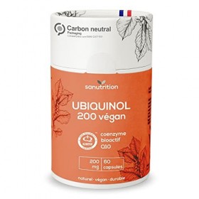 Ubiquinol 200 mg | 60 gélules | végétalien | Emballage papier 100% écologique