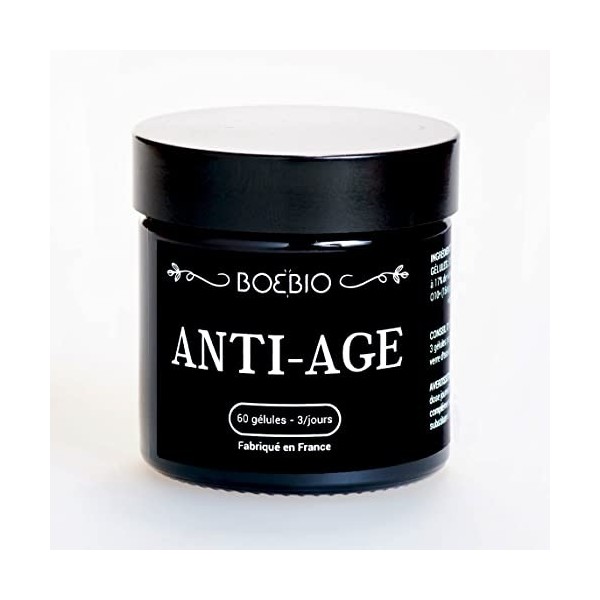 Anti-âge Bio - Gamme Spa - Antioxydant Lutte Contre le Vieillissement Cellulaire - Baie Goji, Acérola 17% Vit C, Coenzyme Q10