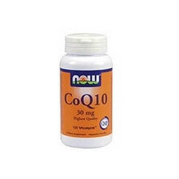 Now 30 mg Coq10 120 Gélules de Légumes