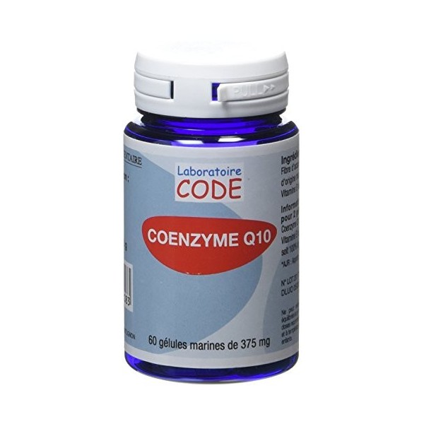 Laboratoire Code Coenzyme Q10 60 Gélules