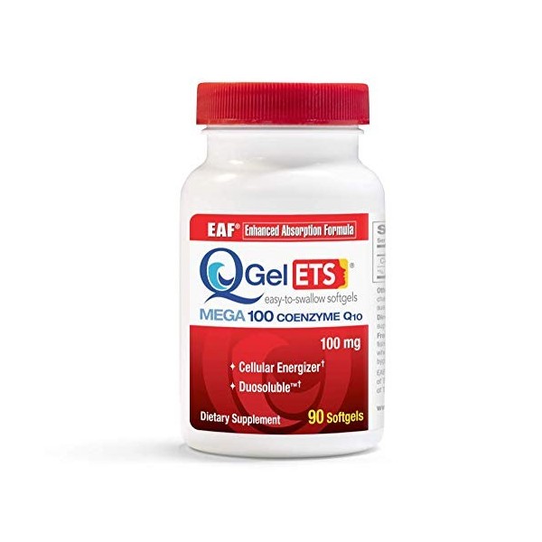 QGel ETS 100 Coenzyme Q10 100 mg x 90 Softgel