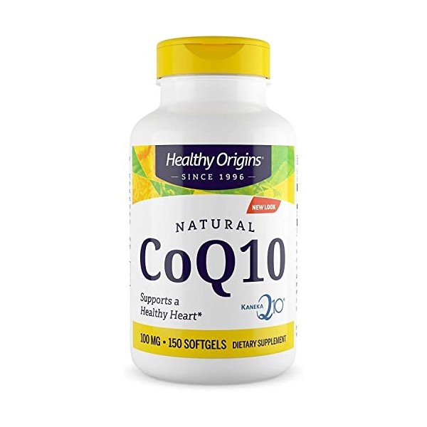 Healthy Origins, CoQ10 Gels Kaneka Q10 , 100 mg, 150 Gélules