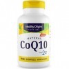 Healthy Origins, Natural CoQ10 avec Kaneka Q10, 200mg, Haute Dosé, 60 Capsules molles, Testé en Laboratoire, Sans Gluten, San