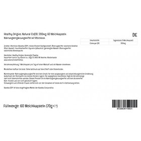 Healthy Origins, Natural CoQ10 avec Kaneka Q10, 200mg, Haute Dosé, 60 Capsules molles, Testé en Laboratoire, Sans Gluten, San