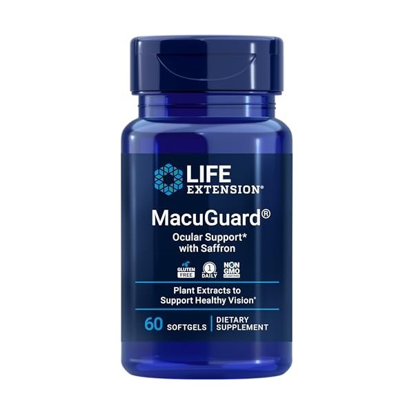 MacuGuard Ocular Support with Saffron - 60 softgels