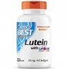 Doctors Best, Lutein with Lutemax 2020, 20mg, avec Zéaxanthine, 60 Capsules molles, Testé en Laboratoire, Sans Gluten, Sans 