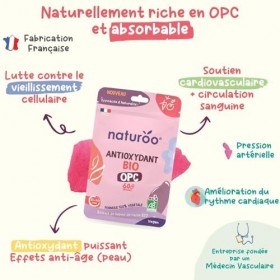 Antioxydant | 90% OPC | Extrait de Pépins de Raisin | Premium & Vegan | Garanti sans produits chimiques | 60 gélules | Complé