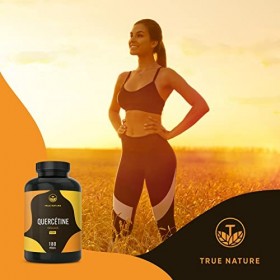 Quercetine 500mg par gélule - 180 gélules pour 6 mois - À Partir dExtrait de Fleur de Sophora du Japon - Sans additifs - Vég