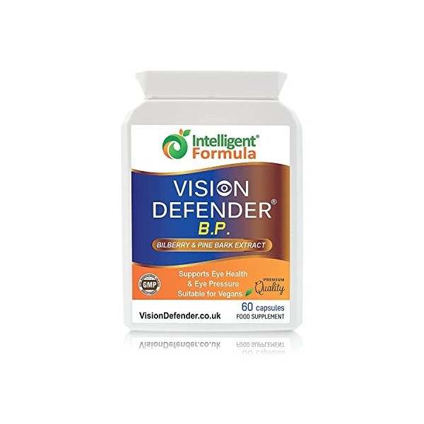 Vision Defender BP: supplément dextrait de myrtille et dextrait décorce de pin