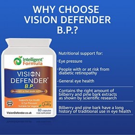 Vision Defender BP: supplément dextrait de myrtille et dextrait décorce de pin
