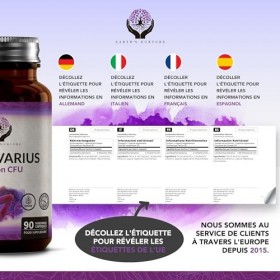 EN Lactobacillus Salivarius Probiotique | 90 Capsules Lactobacillus Salivarius Haute Teneur - 5 Milliards dUFC Probiotiques 
