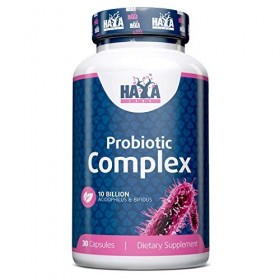 Haya Labs 10 Billion Acidophilus and Bifidus Probiotic Complex 30 capsules