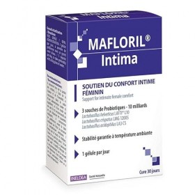Ineldea Santé Naturelle - Mafloril Intima - Complément alimentaire naturel - Soutient du confort intime féminin - Cure de 30 