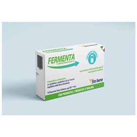 Sto bene - Fermenta Complément Alimentaire Flore Intestinale Adulte Enfant Probiotique Digestion 10 Flacons