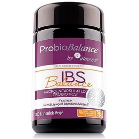 ProbioBalance IBS Balance Lot de 4 souches probiotiques microencapsulées 5 milliards de bactéries 30 gélules Aliness